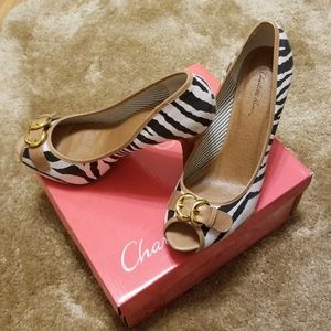 Zebra Print Heels